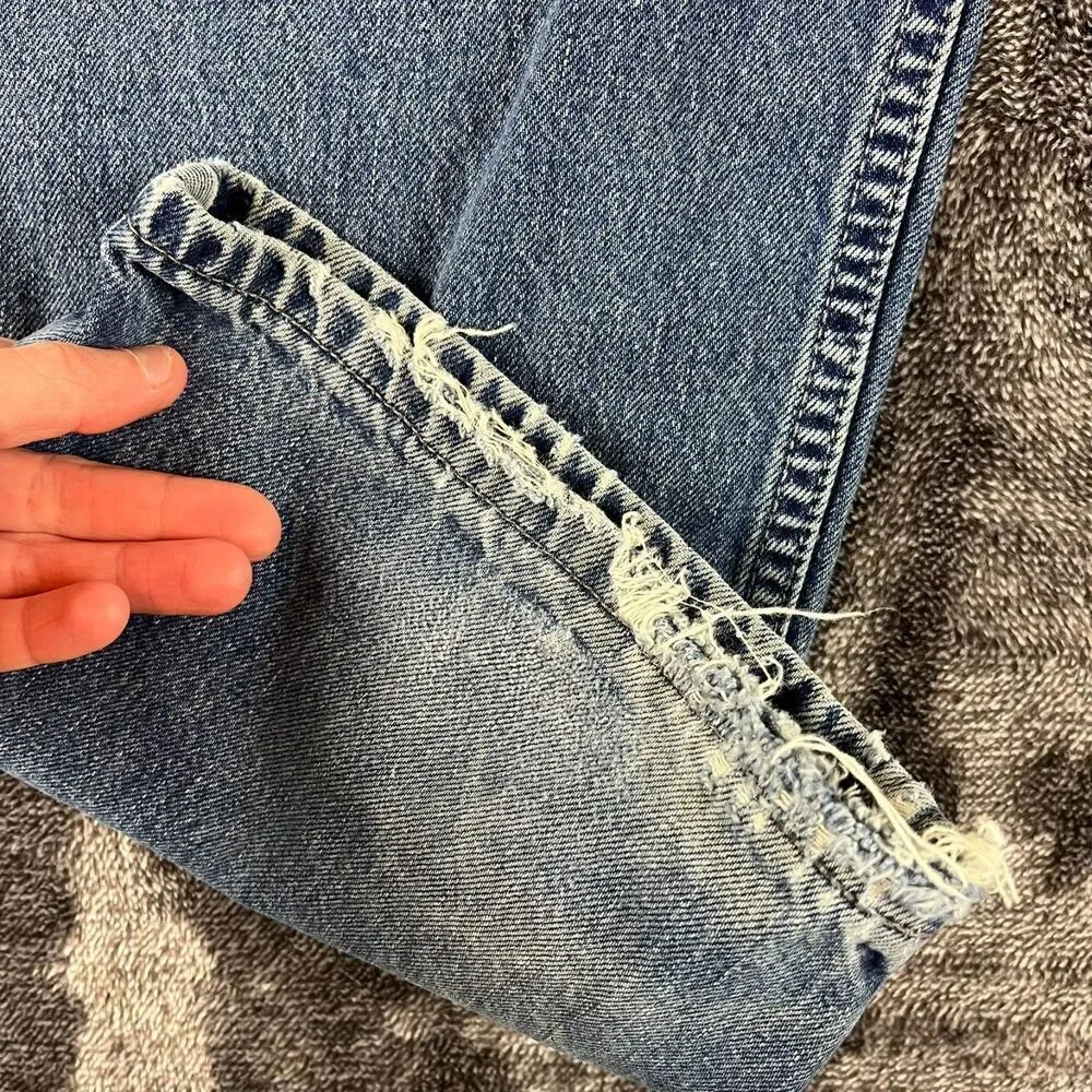 Vtg Levi's Silvertab Jeans Baggy Fit Men's 32X32 (32X31) Blue Denim Grunge Skate
